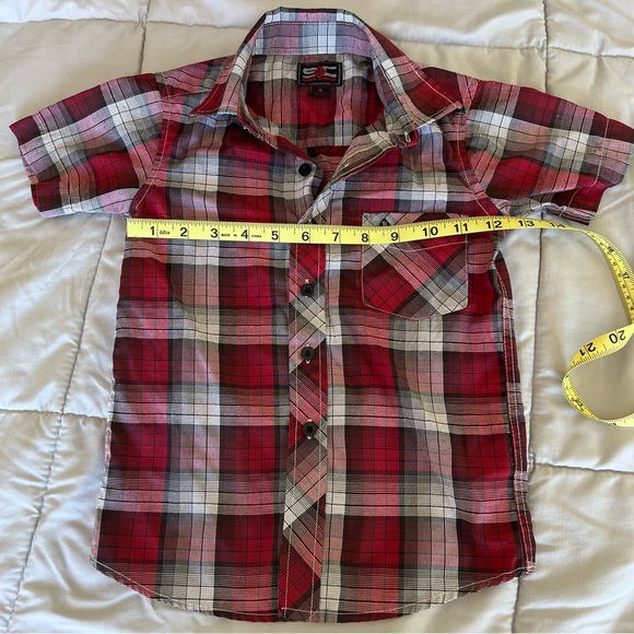 Lot of 3 Boy’s Button-Up Shirts-1 Toughskins,1 Garanimals,1 Swiss Cross in Sz 4T - Picture 9 of 13